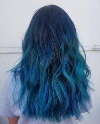 14) long hair fade into blue Ocean Hair A Fun Take On Blue Dye Jobs Has Been Tagged On Instagram Almost 17 000 Times Here S How To Get The Beachy Look Hair Styles Ocean Hair Hair Looks
