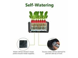Raised garden beds constructed out of galvanized steel doesn't get too hot even under the full sun. Costway Set Of 4 Raised Garden Bed Elevated Flower Vegetable Herb Grow Planter Box White Stacksocial