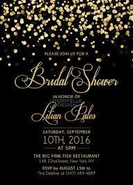 Black And Gold Bridal Shower Invitation Printable Bridal Etsy In 2021 Black And Gold Invitations Gold Bridal Showers Gold Bridal Shower Invitations