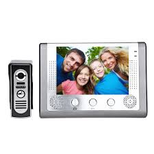 Fimei Sy801m11 7 Pouce De Securite Sonnette Camera Tft Video Interphone Vision Nocturne Infrarouge Sonnette Interpho Doorbell Intercom Intercom Doorbell Camera