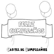 Feliz Cumpleaños Para Colorear