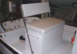 And Here S Another Diy Livewell Seat That A Fisherman Has Made Using An Cooler Box And Then Created His Own Fo Boston Whaler Boats Boston Whaler Diy Boat Seats