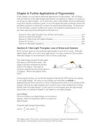 Iei.\u2018.i trig applications work must be done on a. Chapter 8 Further Applications Of Trigonometry Given A Triangle With Angles And Sides Opposite Pdf Document