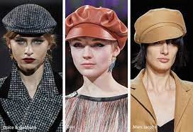 Fall Winter 2020 2021 Hat Trends Runway Headwear Trends Winter Headwear Headwear Fashion Outfits With Hats
