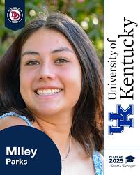 Senior Spotlight ⭐️ Congratulations, Miley Parks! #davidsonday #gopatriots  #classof2025 #universityofkentucky