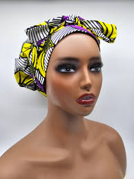 African Bonnet With Strap