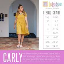 Lularoe Carly Size Chart Lularoe Carly Dress Lularoe