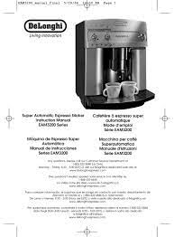 Alle manualer på manualscat.com kan vises helt gratis. Delonghi Magnifica Eam3200 Series Instruction Manual Pdf Download Manualslib