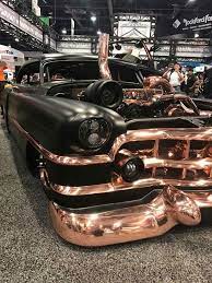 Love The Copper I Have A 53 In Alabama Not Much Left Of Floor Pan Custom Cars Black Car Steampunk Vehicle