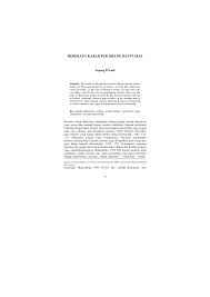 Akisah, dahulu kala di daerah jawa barat, hiduplah seorang lelaki kaya raya. Http Sastra Um Ac Id Wp Content Uploads 2009 10 Beberapa Karakter Orang Banyumas Sugeng Priyadi Pdf