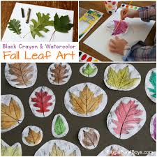 Gorgeous Black Crayon And Watercolor Fall Leaf Art Frugal Fun For Boys And Girls Leaf Art Black Crayon Autumn Leaves Art