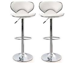 Lot De 2 Tabourets De Bar Arno Coloris Blanc