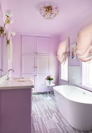 Bathroom decorating and design ideas. This Colorful Houston Home Makes The Case For A Pink Dining Room Bathroom Colors Brown Bathroom Decor Purple Bathrooms