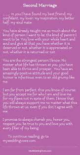 Second Marriage Vows Quotes Wedding Vows Quotes Wedding Vows To Husband