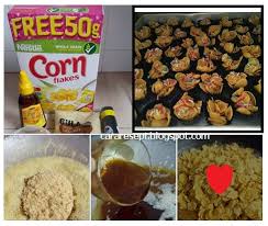 Resepi biskut conflake madu, resepi biskut raya yang paling mudah dan tak mahal kos untuk membuatnya. Resepi Biskut Cornflakes Madu Tanpa Bakar