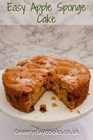 Apple Sponge Cake Everyday Cooks Recipe Apple Sponge Cake Apple Cake Recipes Sponge Cake Recipes