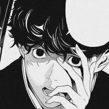 Aesthetic Manga Boy Black And White 