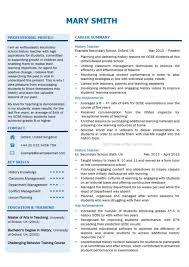 Target your resume information to the new job, clearly showing your experience. 3 Teacher Cv Examples With Cv Writing Guide For Teachers Cv Nation