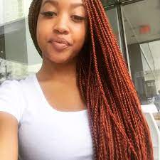 Texas Tlee Box Braids Natural Red Color Boxbraids Boxbraids350 350 Redboxbraids Hair Styles Red Box Braids Box Braids Hairstyles