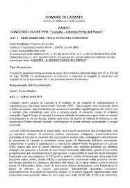 COMUNE DI LAZZATE - professione Architetto