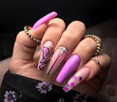 Ombre white and purple nail art tutorial! 35 Hottest Butterfly Nail Art Ideas Ideasdonuts