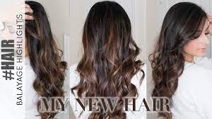 Get perfect highlights and learn how to do balayage at home. Balayage Highlights On Dark Hair My New Hair Colour 2016 Ysis Lorenna Youtube