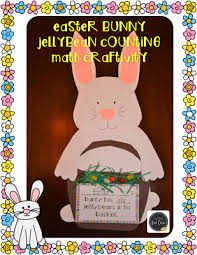 Easter Bunny Math Craftivity Jellybean Freebies And Jellybean Unit Sale Math Craftivity Math Crafts Easter Math
