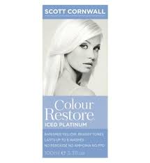 Scott Cornwall Colour Restore Iced Platinum Hair Toner 100ml Hair Toner Platinum Hair Platinum Blonde Toner