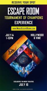 Six people unwittingly find themselves locked in another series of escape rooms, slowly uncovering what they have in common to survive. Jul 14 The Escape Room Tournament Of Champions Experience Los Angeles Ca Patch