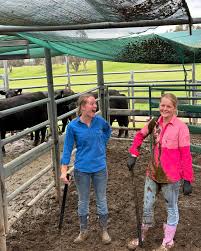 Wrong place, wrong time. Ollie and Dot Mitchell inserting CIDR's in a  massive season at Goonamurrah.