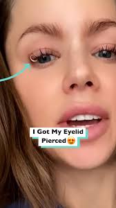 I Got My Eyelid Pierced 😍👁️