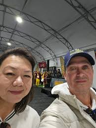 Cheers! From Biloxi 85 and sunshine Grill's hot Beer's cold And I am old