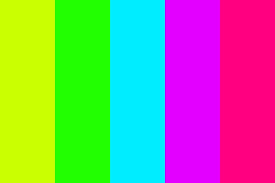 Because of the range of coatings available, most modern lights no longer use neon, but are fluorescent lamps that rely on a mercury/argon discharge and a phosphor coating. Neon Is My Favorite Color Color Palette Color Palette Neon Colour Palette Gradient Color Design