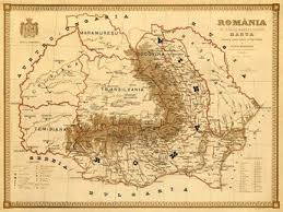 Old Map Of Romania Harta Veche Romania Fine Print Etsy Old Map Romania Map Map