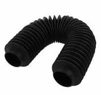 30mm Dia Black Rubber Corrugated Sleeve Moulded Bellows | eBay
