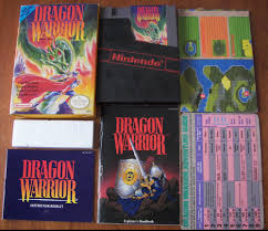 Cib Dragon Warrior Complete In Box Nintendo Nes Original Rpg Quest With Maps Dragon Warrior Nintendo Nes Retro Video Games
