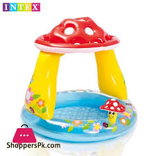 Buy Intex Mushroom Inflatable Baby Pool Age 1 3 57114 At Best Price In Pakistan In 2020 Inflatable Baby Pool Baby Pool Stuffed Mushrooms
