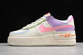 2019 Wmns Nike Air Force 1 Shadow Beige White Orange Cu3012 164 Nike Air Shoes Nike Shoes Women Nike Air Force 1 Outfit