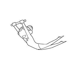 A is for art coloring page. Acrobatic Coloring Page Coloringcrew Com