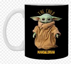 Baby Yoda The Mandalorian The Child Mug Necklace Baby Yoda T Shirt Hd Png Download Vhv