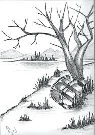 Key to make perfect easy pencil drawings is to find best tools to use, step by step process to draw and ideas to convert it into reality. Drawings Easy Thefrangipanitree Com Pencil Drawings Of Nature Drawing Scenery Easy Drawings Sketches
