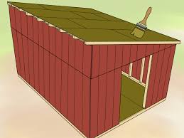 I have 2 pole barns with square penta treated posts that are 30. How To Build A Lean To Shed With Pictures Wikihow