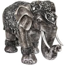 Oriental Furniture Oriental Furniture 20 In Auspicious Elephant Decorative Statue Sta Eleph3 Elephant Figurines Statue Elephant