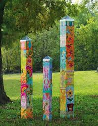 Blessed Nest Garden Art Poles Art Pole Garden Art Garden Poles