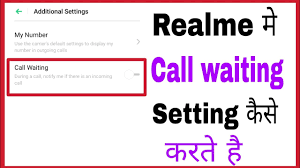 Realme Me Call Waiting Setting Kaise Kare How To Activate Call Waiting In Realme In Hindi Youtube