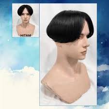 Jual EM 03 Topper Ala Korea Panjang Bebas Belah Kanan, Kiri, Tengah, dan  Depan Tambalan Rambut Tipis Pria Natural