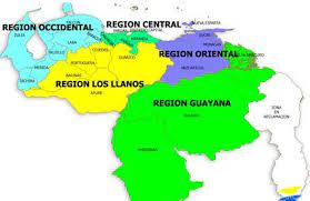 Imagen Del Mapa De Venezuela Y Sus Regiones Imagui Map Sistema Solar Solar