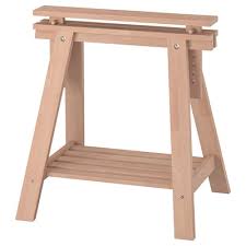 From old french trestel, inherited from late latin transtillum. Treteau Bureau Treteaux En Bois Ou Acier Et Pieds Ikea