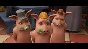 The three little pigs also the 3 little pigs and the 3 pigs is a fable about three pigs who build three houses of different materials. Shrek German Piggies Funny Moment Youtube