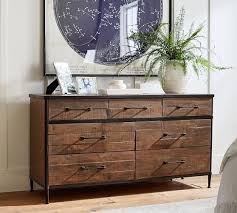 Juno Reclaimed Wood Extra Wide Dresser Pottery Barn Bedroomfurniture Master Bedroom Furniture Wide Dresser Furniture
